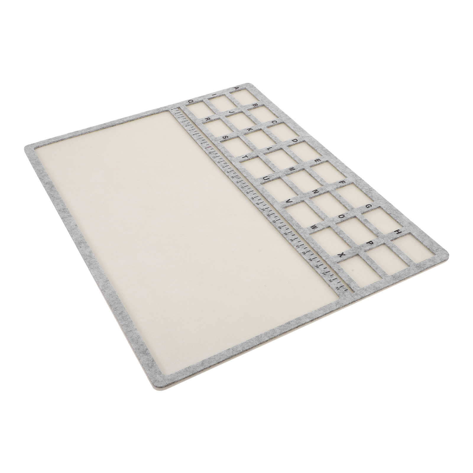 Bead Organizer Tray - ビーズデザインボード、DIYジュエリー製作用、ビーズトレイ、正確な目盛り付き、ブレスレットやネックレスの製作に、多機能ジュエリー製作オーガナイザーマット。