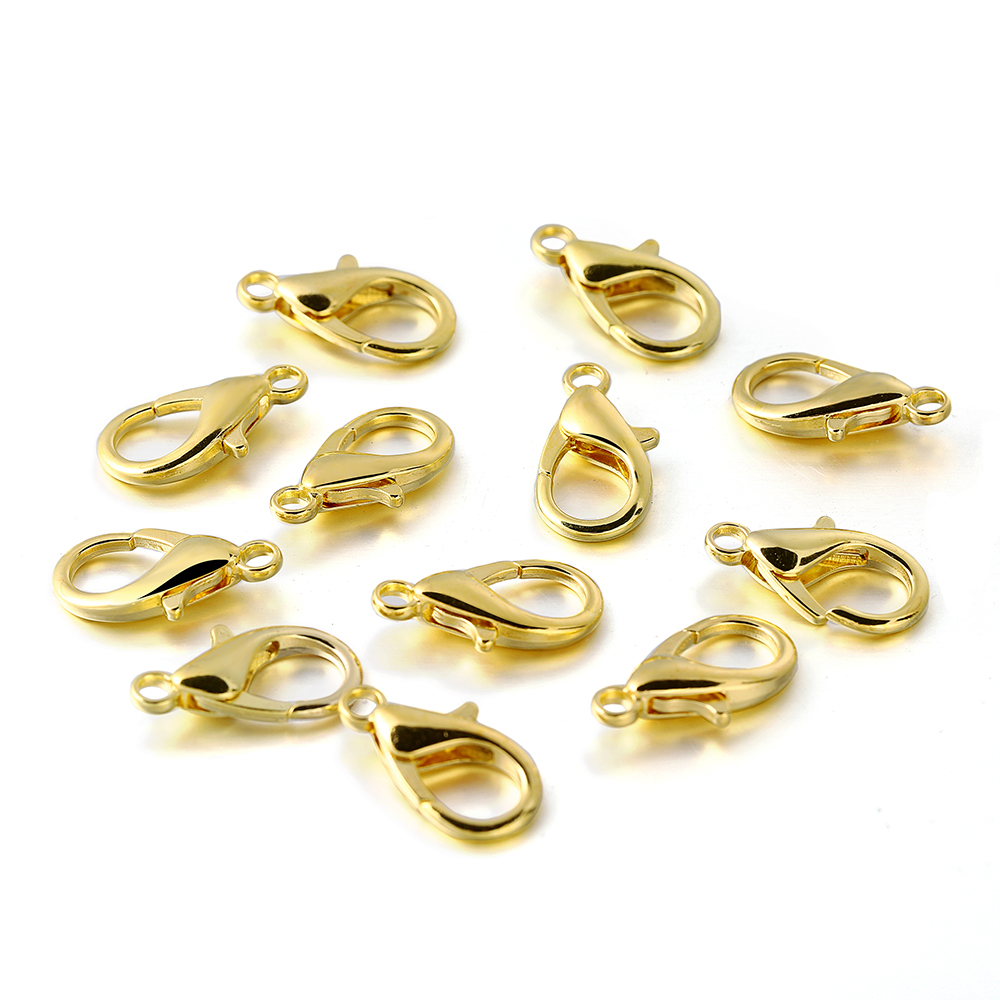 Jewelry Making Essentials - 10 個複数サイズのロブスタークラスプブレスレットコネクタネックレスフック DIY チェーンジュエリー作成用品卸売用