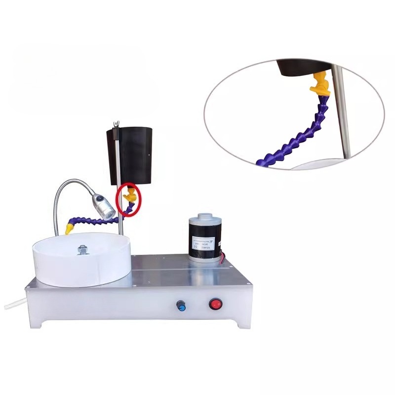 Jewelry Making Dc - 卓上宝石研磨・ファセット加工機 - 2800RPM 120W ジュエリーポリッシャー 宝石研磨機