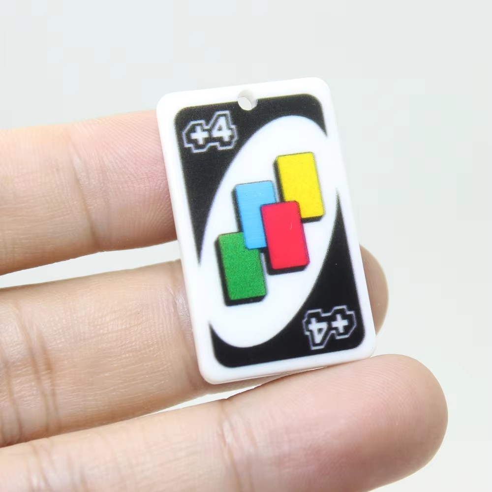 8 ピース/ロット Peker ゲームカードチャームアクリル - Jewelry Making Game のレビューと価格