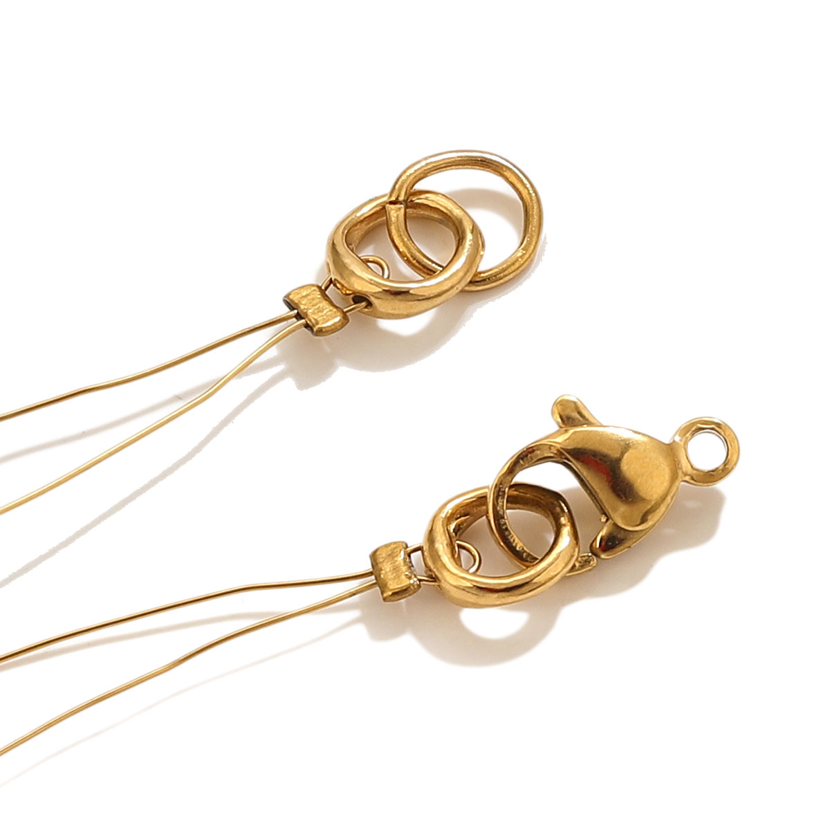 20個入り ステンレス製クラスプ エンドコネクター フック  - Jewelry Making Essentials のレビューと価格