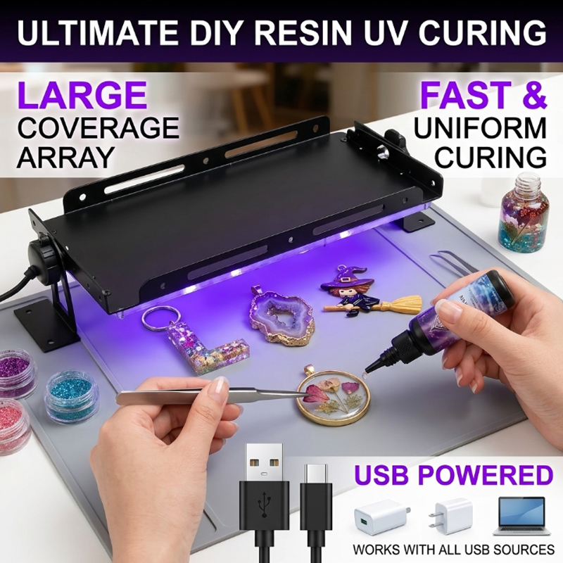 50/96/144 LED UVレジン硬化ライト、ポータブル - Jewelry Making Dc のレビューと価格