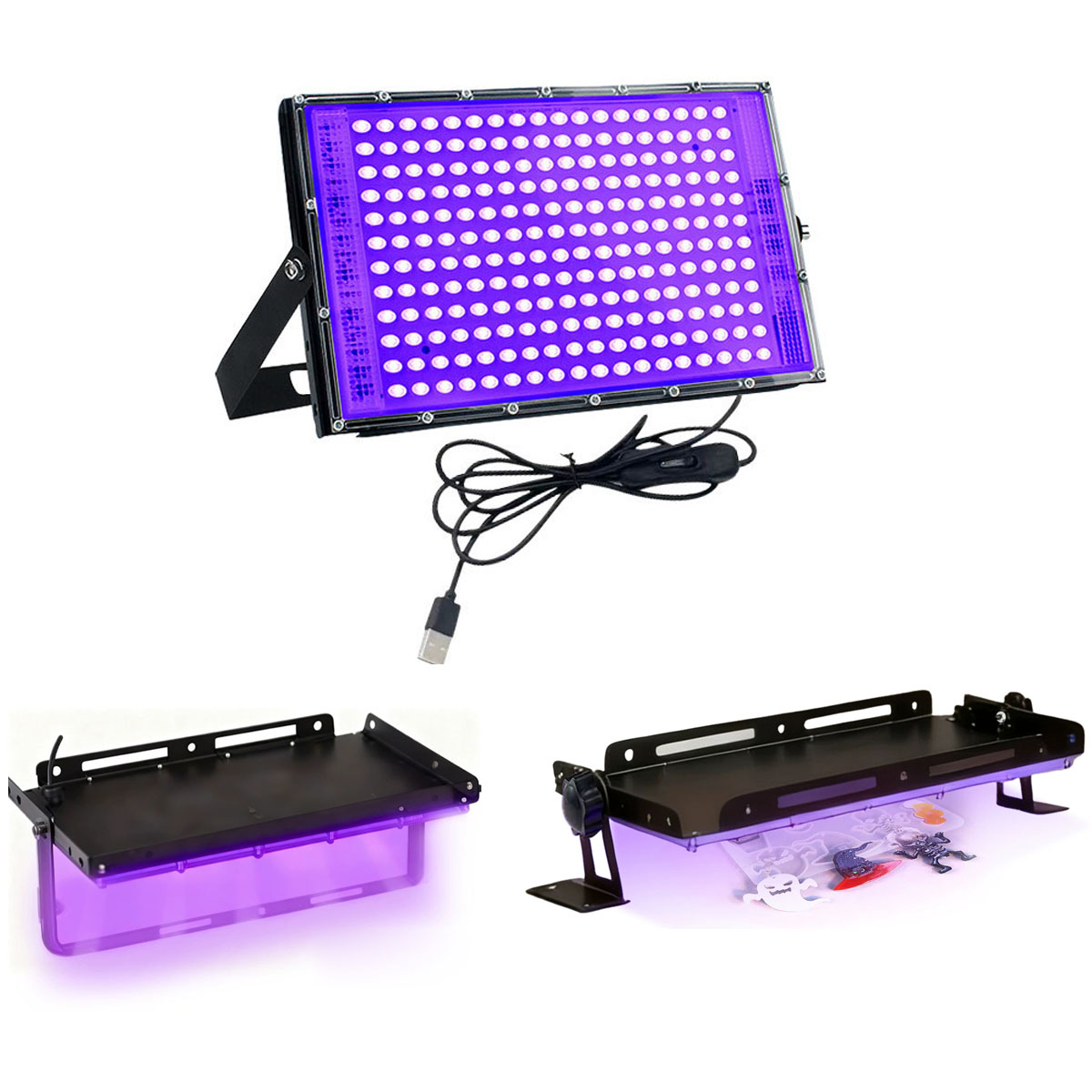 50/96/144 LED UVレジン硬化ライト、ポータブル - Jewelry Making Dc のレビューと価格