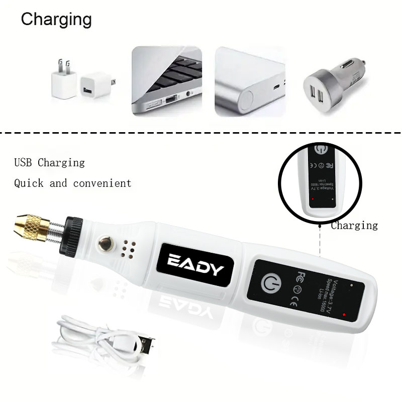 EADY コードレス電動回転工具、USB充電式、金属彫刻、ジ - Jewelry Making Dc のレビューと価格