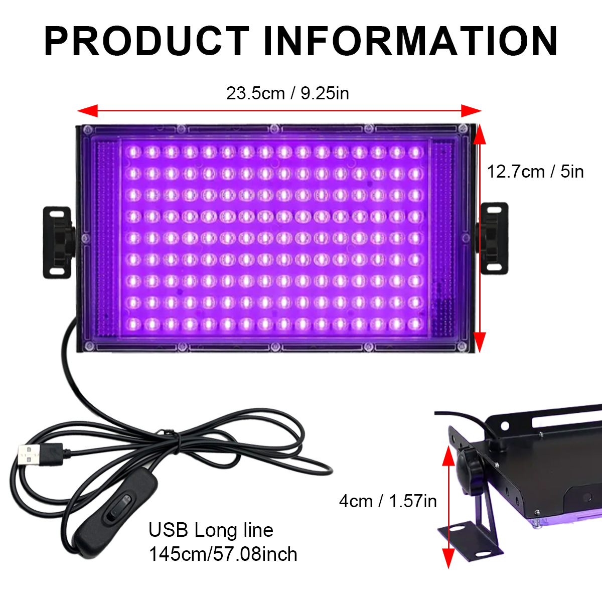 50 96 144 LED UVレジン硬化ライト ポータブル - Jewelry Making Dc のレビューと価格