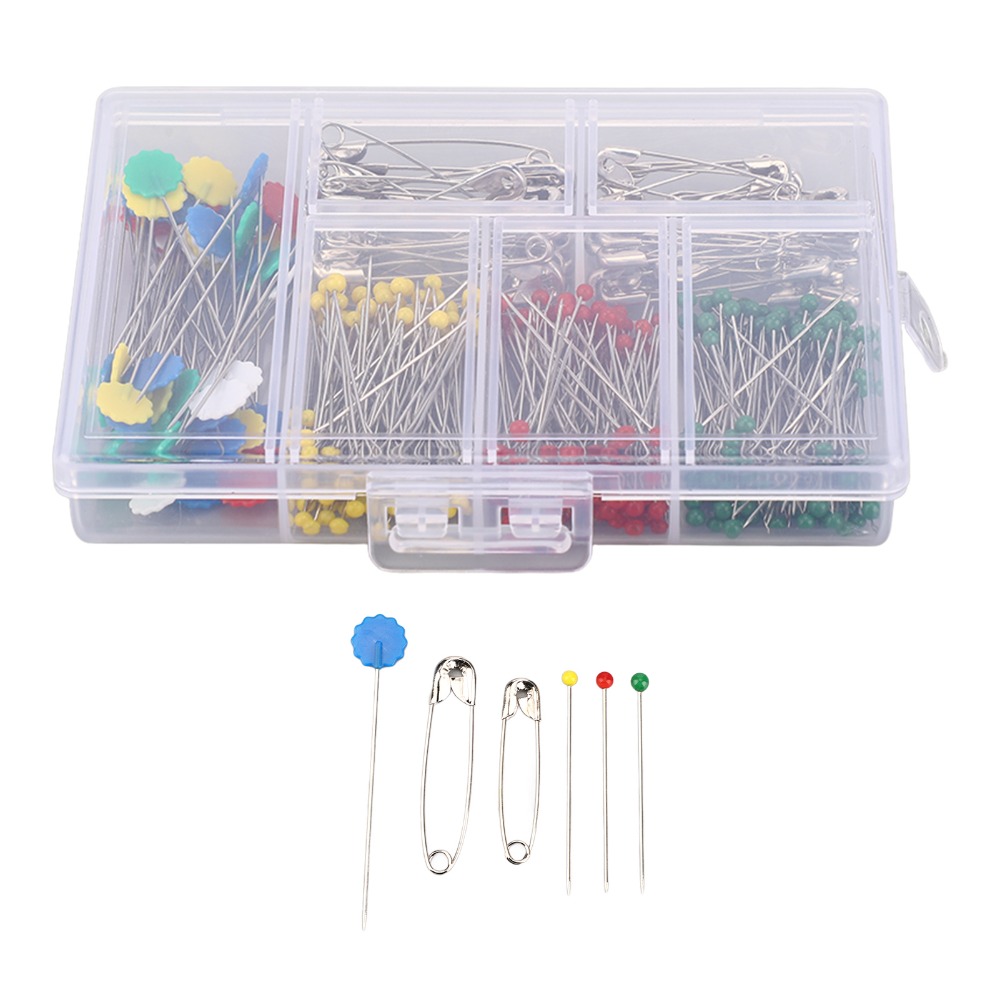 400個入り 大容量ソーイングピンセット。多色アソート。梅の - Head Pin Assorted のレビューと価格