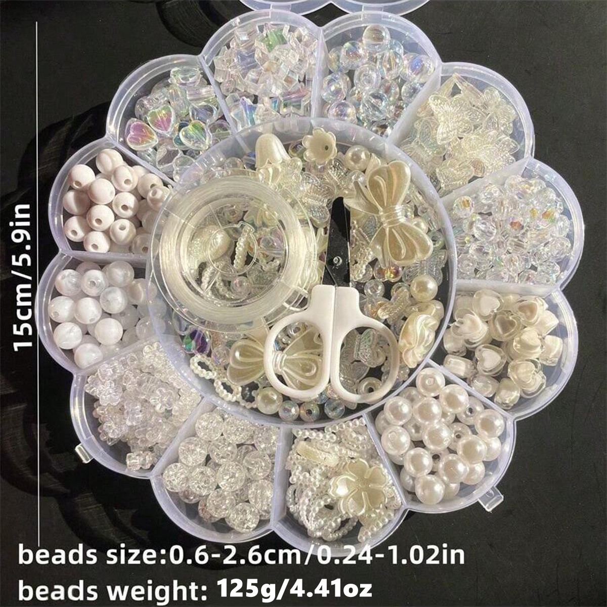 2セット/1セット 13グリッドアクリルフラワーボックスビー - Bead Organizer Tray のレビューと価格