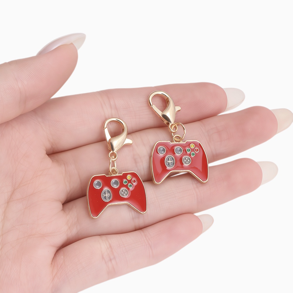 10個入りエナメル製ゲームコントローラーチャーム、ロブスター - Jewelry Making Game のレビューと価格