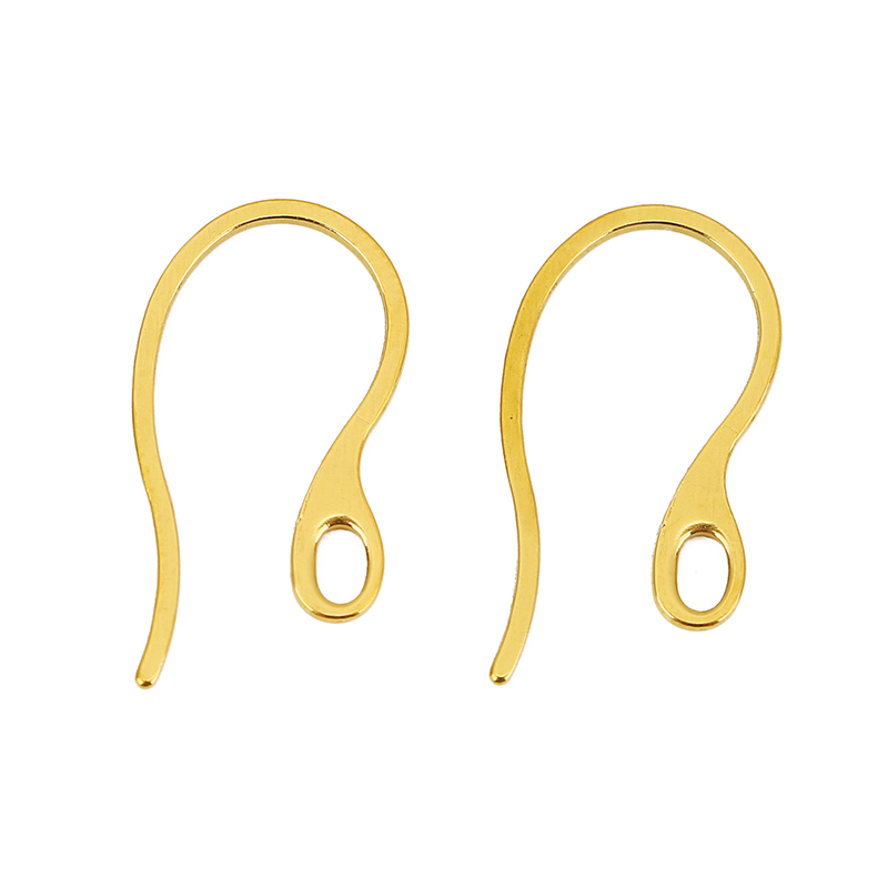 20個入り 低刺激性ステンレス製イヤリングフック PVD加工 - Jewelry Making Essentials のレビューと価格