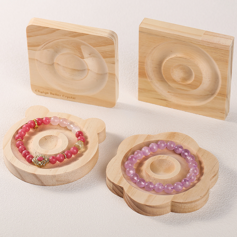 1Pc DIY 天然木製ビーズデザインボードジュエリー作成に - Bead Organizer Tray のレビューと価格