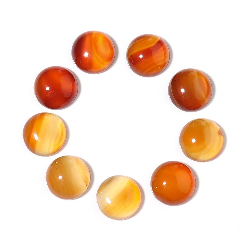 Dc 10ピース/ロット赤瑪瑙4/6/8/10/12/14/ - Jewelry Making Dc のレビューと価格