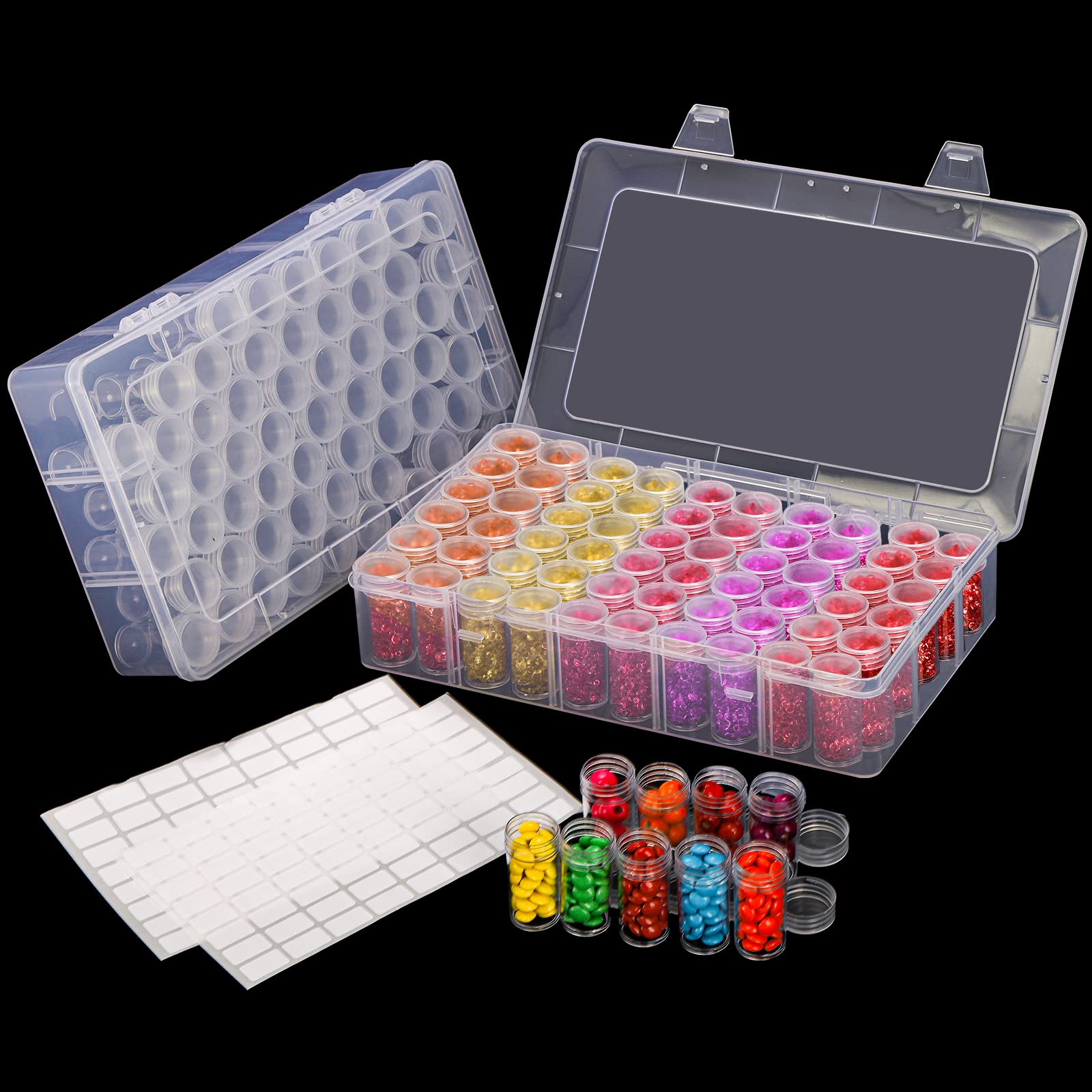1pc 24/30//38/60 スロットプラスチック収納ボ - Bead Organizer Tray のレビューと価格