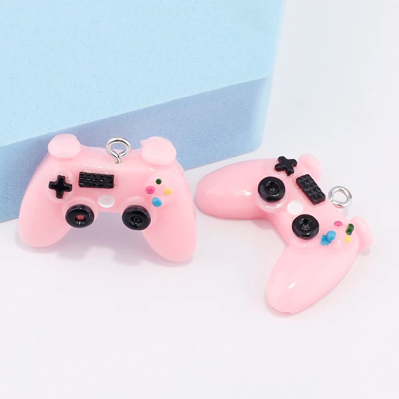 10 個 23 ミリメートル 3D ゲームコントローラー樹脂 - Jewelry Making Game のレビューと価格