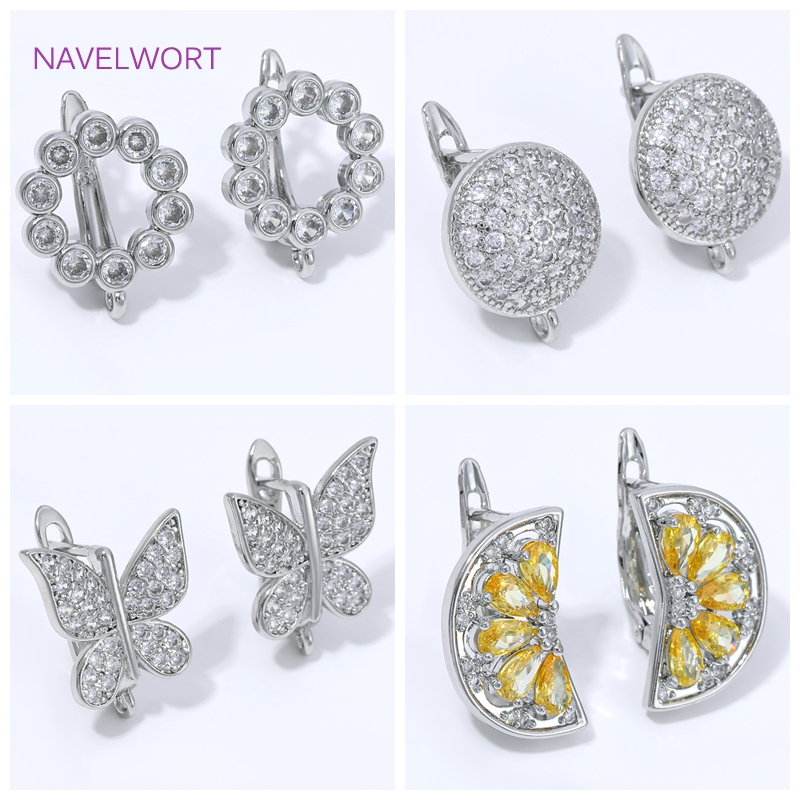 18K金メッキ扇形フラワーイヤワイヤーイヤリング金具、真鍮製 - Jewelry Making Essentials のレビューと価格
