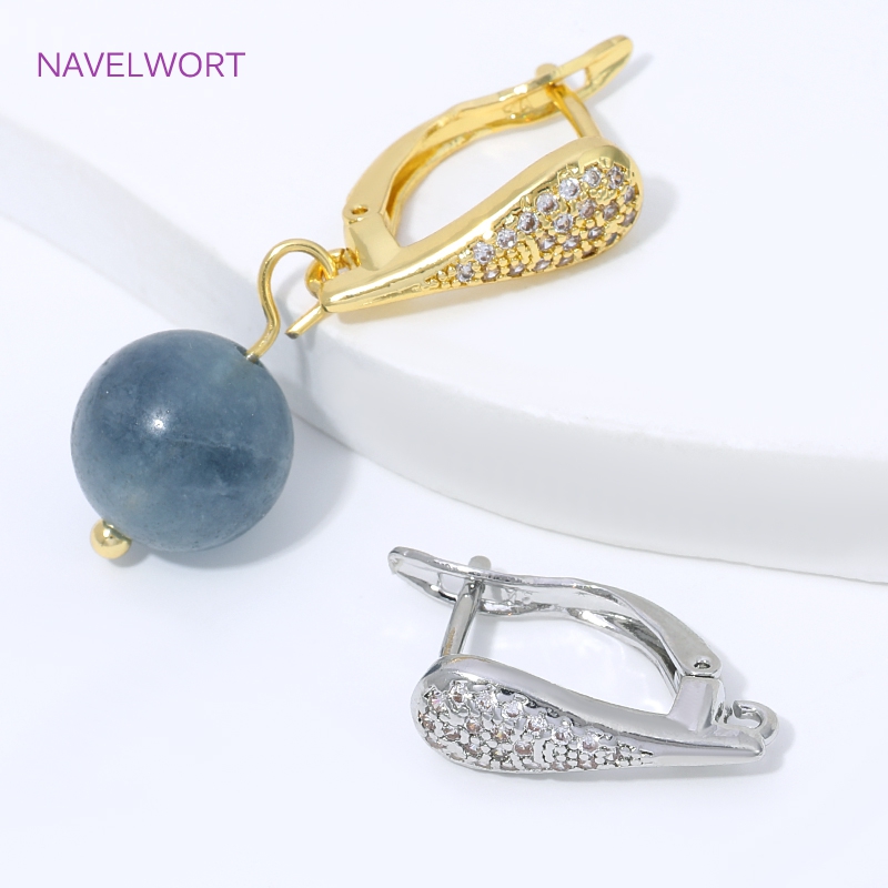 18K金メッキ扇形フラワーイヤワイヤーイヤリング金具、真鍮製 - Jewelry Making Essentials のレビューと価格