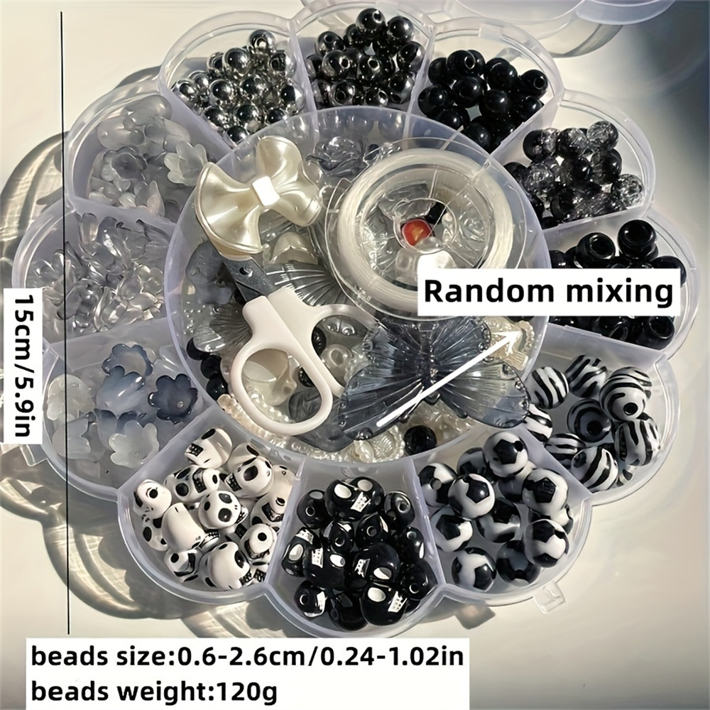 13グリッド 120g ランダムフラワーボックスビーズ アク - Bead Organizer Tray のレビューと価格