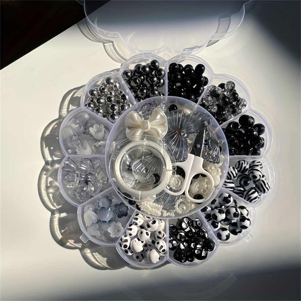 13グリッド 120g ランダムフラワーボックスビーズ アク - Bead Organizer Tray のレビューと価格