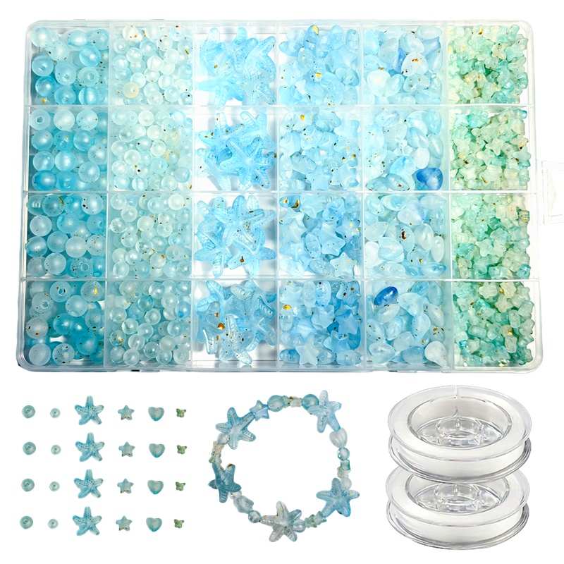 7-19mm 825個 マットグラデーション ルースゴールド - Bead Organizer Tray のレビューと価格