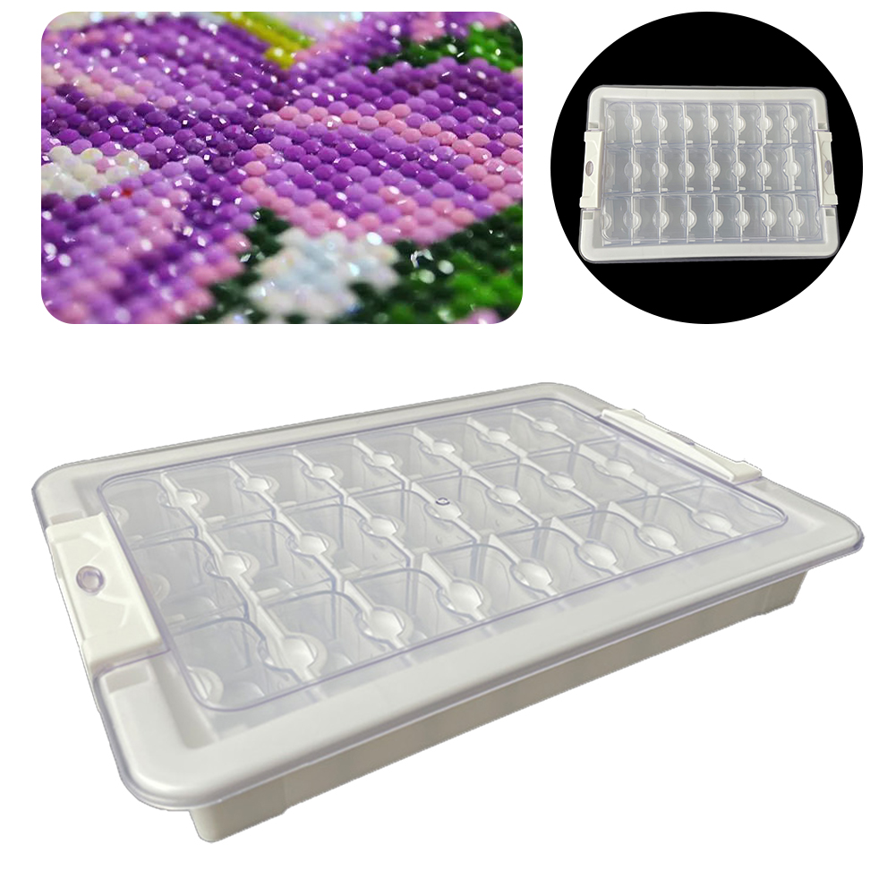 9/15/21/24/26/39グリッド ダイヤモンドペイン - Bead Organizer Tray のレビューと価格