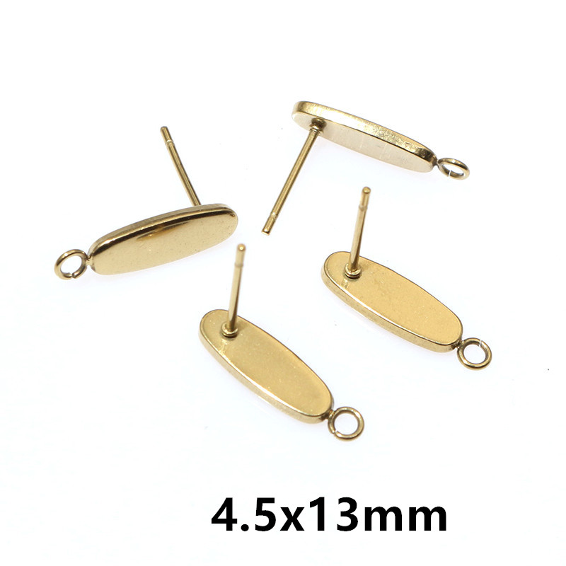 20個ステンレス鋼クラフトイヤリングスタッド幾何学的多角形イ - Jewelry Making Essentials のレビューと価格
