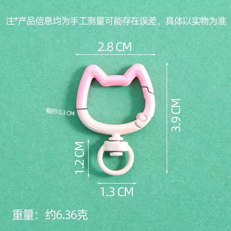 5-10 個グラデーションかわいい猫クラスプ開閉可能なコネク - Jewelry Making Essentials のレビューと価格